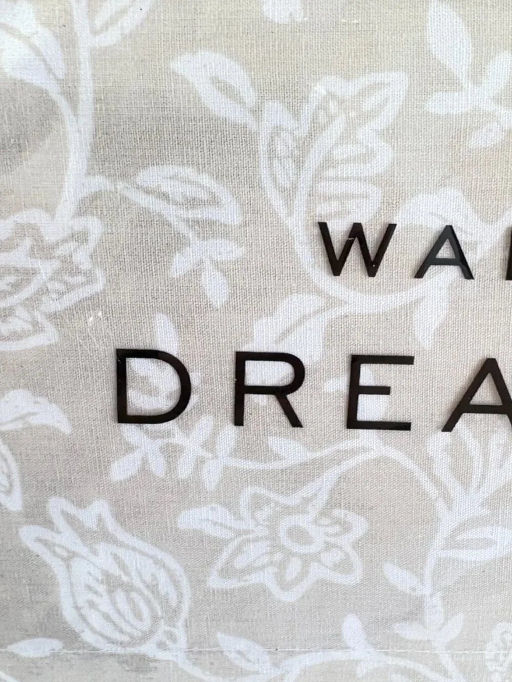 Wamsutta Dream Zone Hotel Luxury KING Sheet Set Tan Floral Cotton Percale 6PC